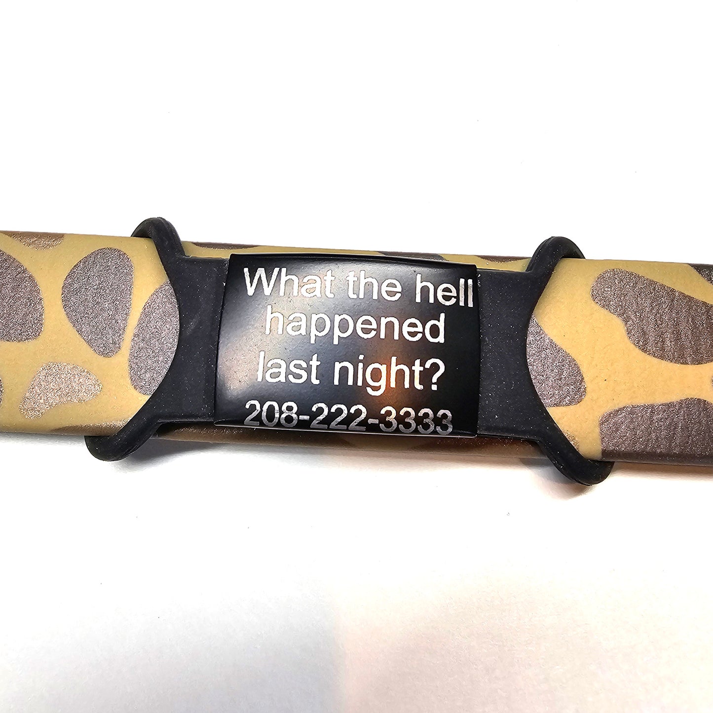 Silent Slide On ID Tag