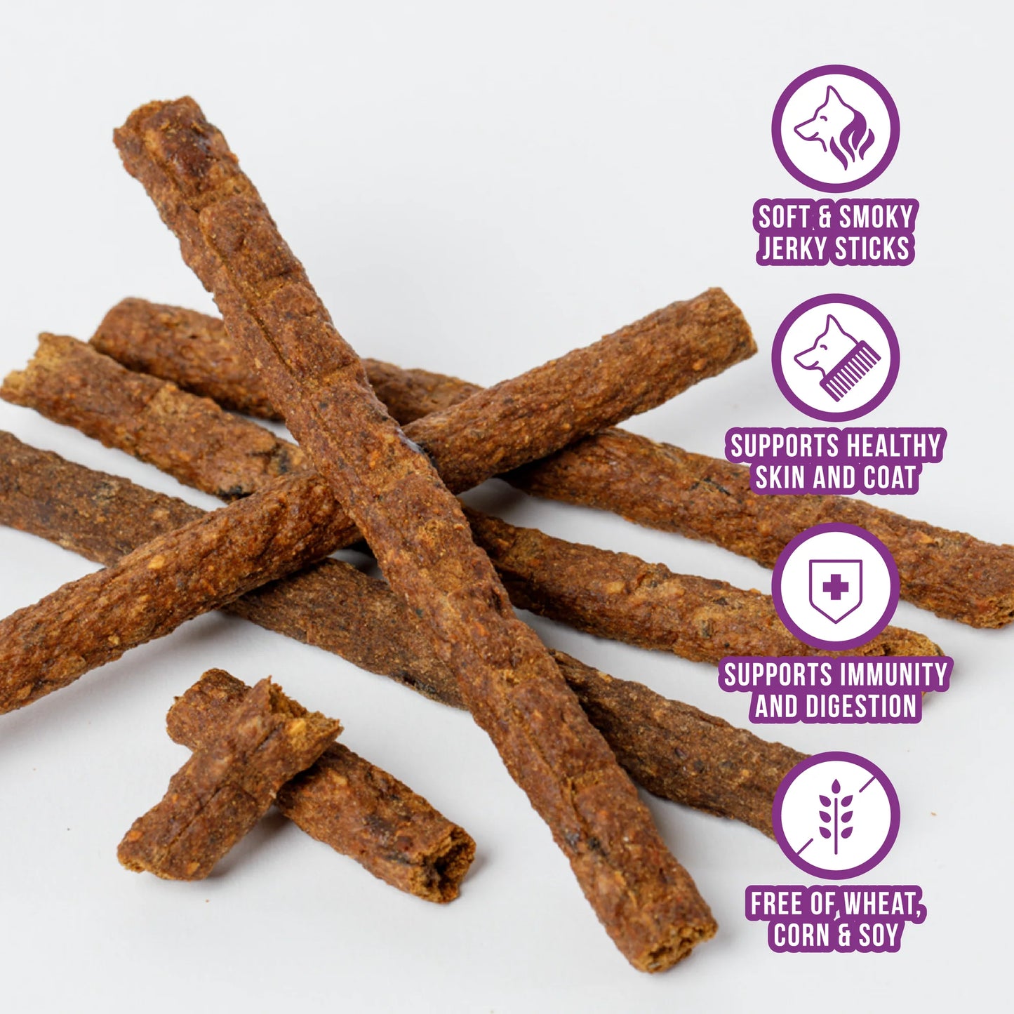Wild Ranger DUCK & SUPERFOODS DOG JERKY TREATS 8OZ