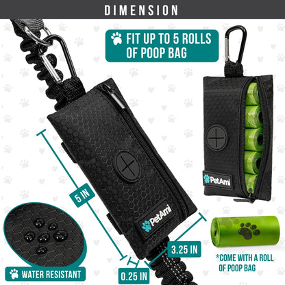 PetAmi Slim Dog Poop Bag Holder