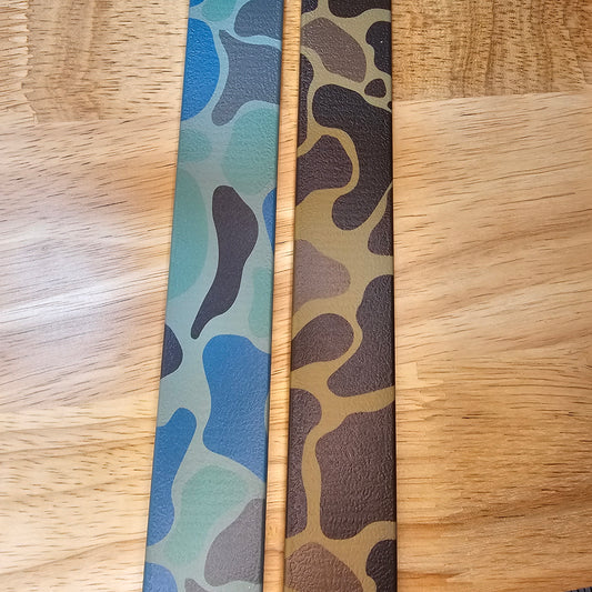 Matching Set - Custom Vintage Camo Biothane Collar & Lead