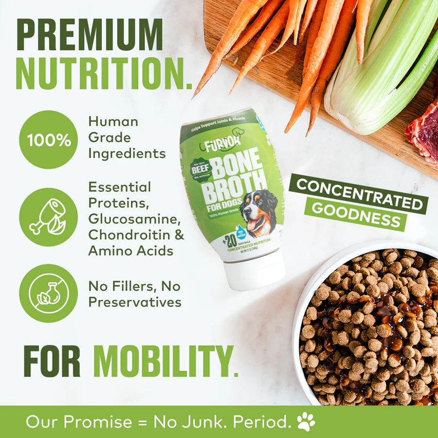 Furvor Bone Broth Topper - Mobility Support