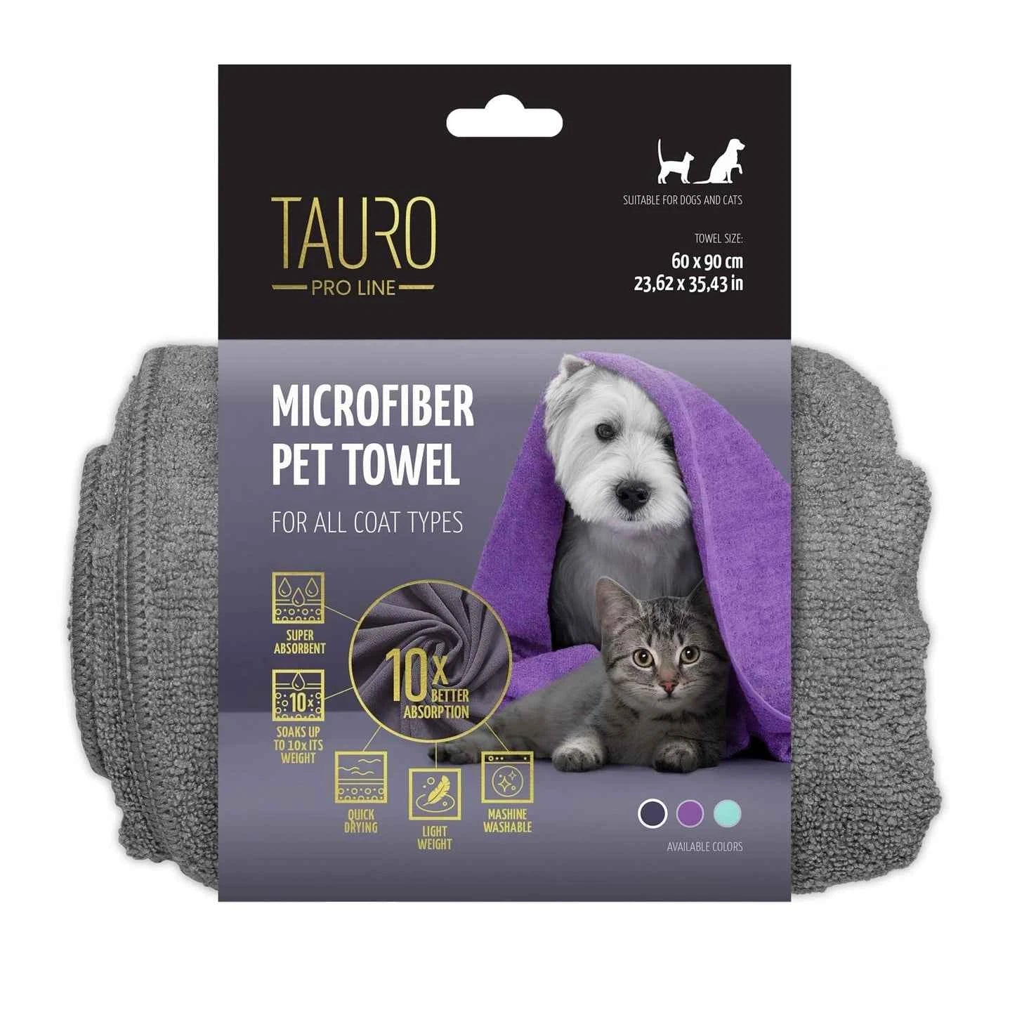 TAURO PRO LINE Ultra Absorbent Microfiber Pet Towel