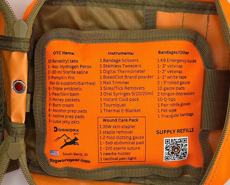 DOGWORX K9 MEDKIT - WORKING DOG EDITION | First Aid Kit for Dogs